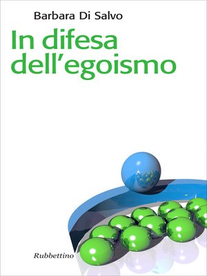 cover image of In difesa dell'egoismo